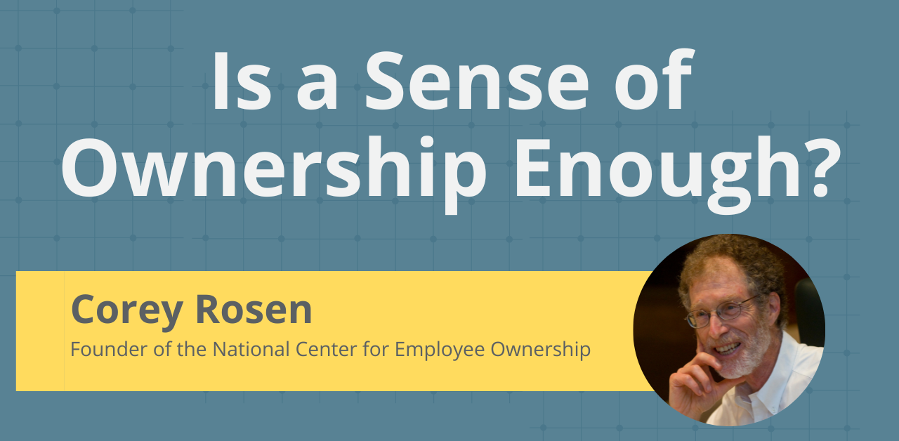 Is a Sense of Ownership Enough?